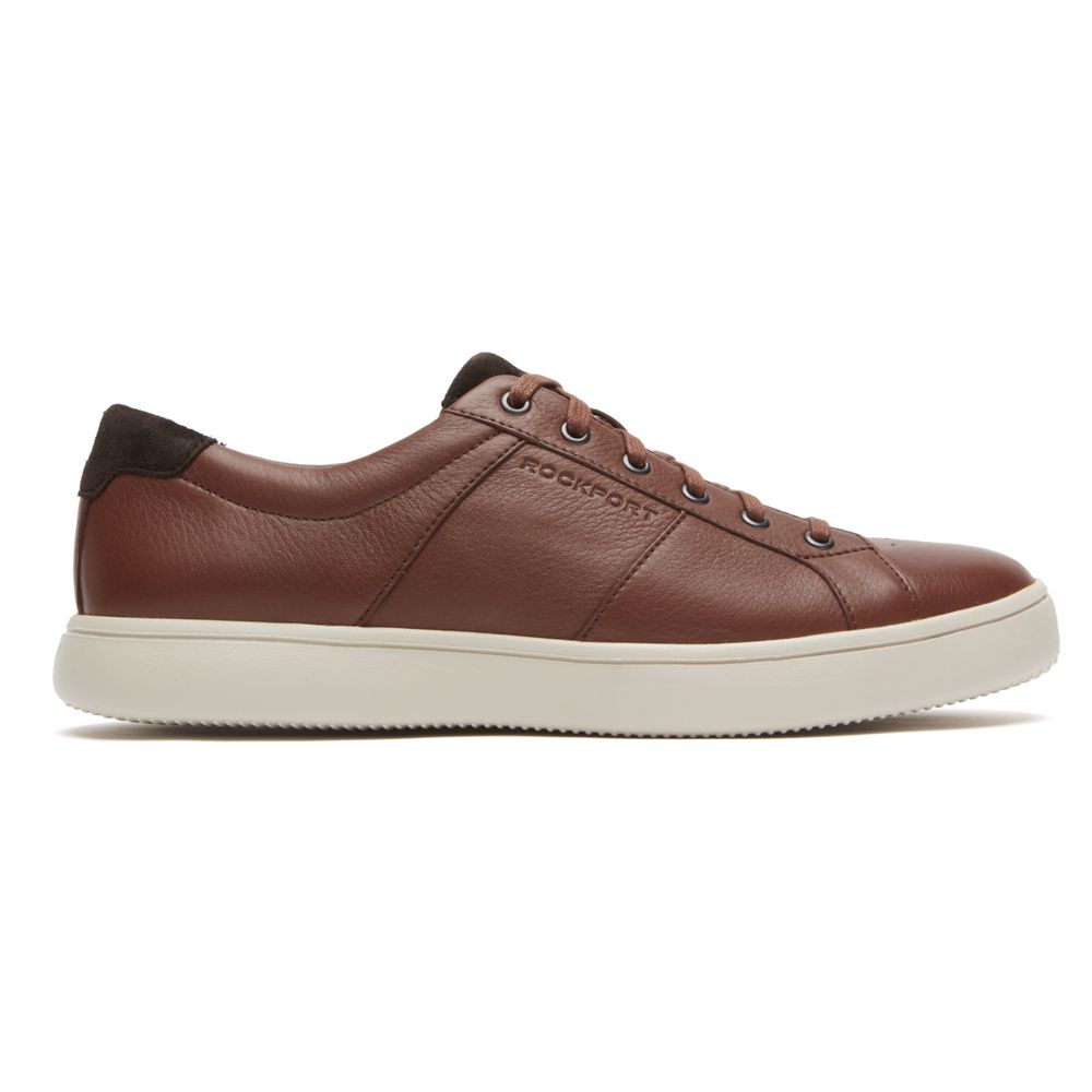 Rockport Jarvis Lace-To-Toe - Mens Sneakers - Cognac - NZ (ANJ-809752)